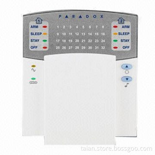 32-zone LED display keypad